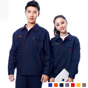 春秋工作服套装男长袖汽修4s店电焊维修工服汽车服机修工程劳保服