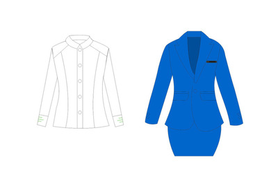 女工作服平面广告素材免费下载(图片编号:8023871)
